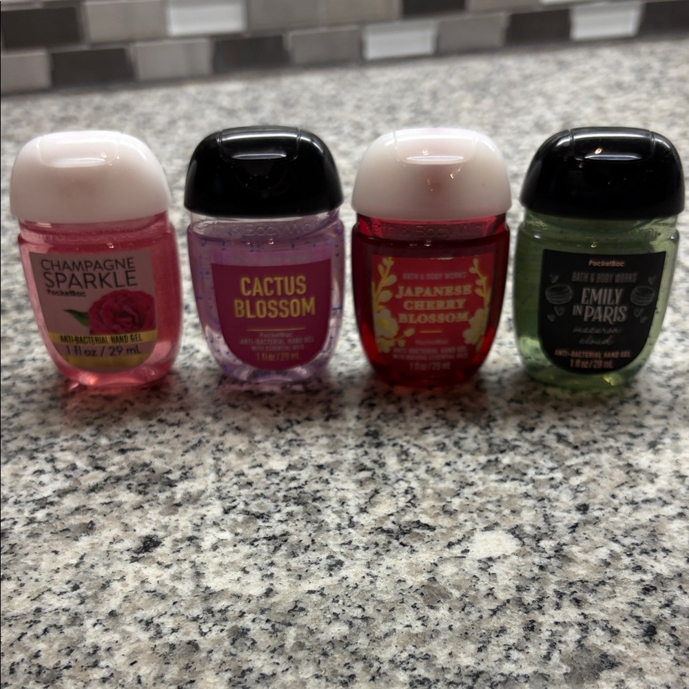 Bath & Body Works Hand Sanitizer Bundle Emily in Paris, Cherry Cactus Blossom